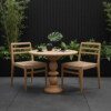Tao teak outdoor bistro table