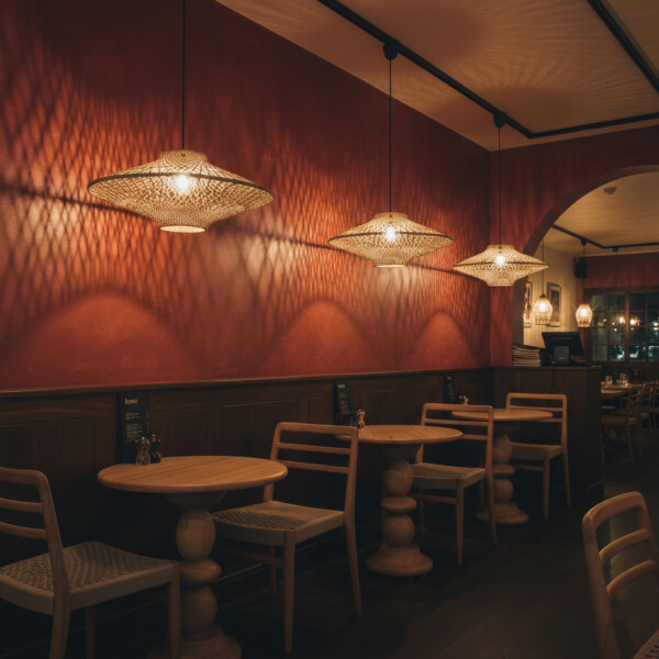 Tao teak outdoor bistro table