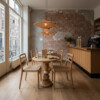 Tao teak outdoor bistro table