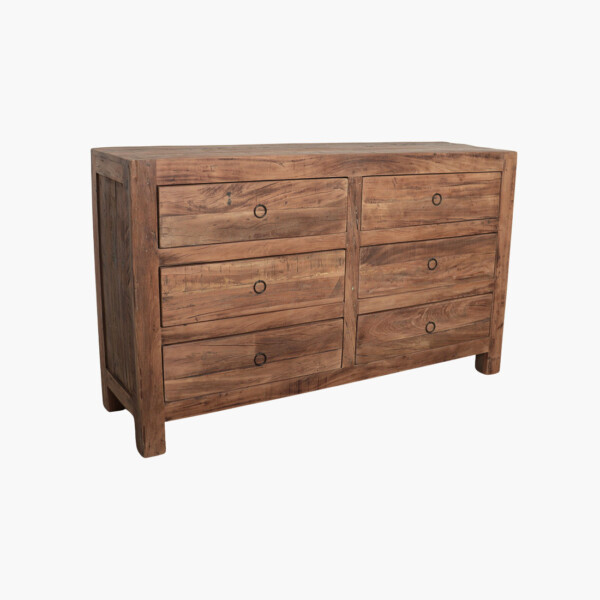CLFA00003_1 Farmwood wooden chest of drawers