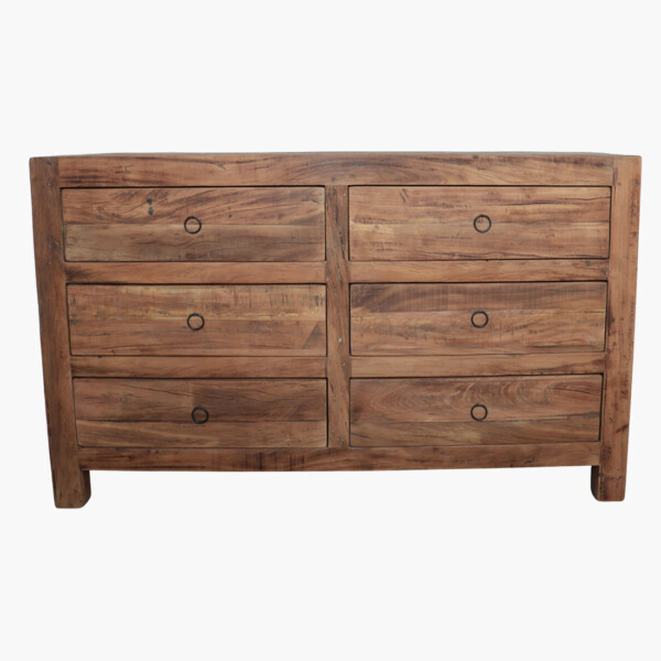 CLFA00003_3 Farmwood wooden chest of drawers