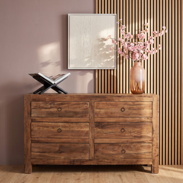 CLFA00003_44 Farmwood wooden chest of drawers