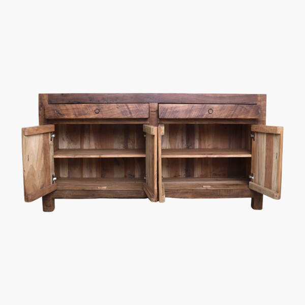 Farmwood wooden sideboard - 160x42x85 cm