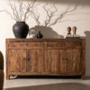 Farmwood wooden sideboard - 160x42x85 cm