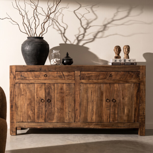 Farmwood wooden sideboard - 160x42x85 cm