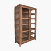 CLFA00022_1 Farmwood houten vitrinekast – 114x50x190 cm