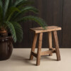 STFA00010_40 Farmwood klein houten bankje van FSC-gecertificeerd gerecycled hout 45 x 20 x 50 cm
