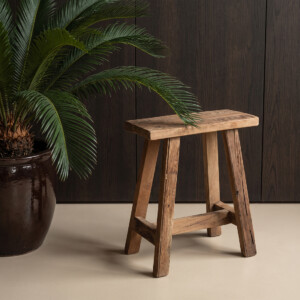 STFA00010_40 Farmwood klein houten bankje van FSC-gecertificeerd gerecycled hout 45 x 20 x 50 cm