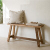 STFA00011_47 Farmwood houten bankje van FSC-gecertificeerd gerecycled hout 85 x 20 x 50 cm