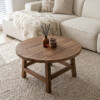 TAFA00002A_40 Farmwood ronde houten salontafel van FSC-gecertificeerd gerecycled hout Ø70 x 38 cm