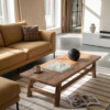 TAFA00004_40 Farmwood rechthoekige houten salontafel 140 cm