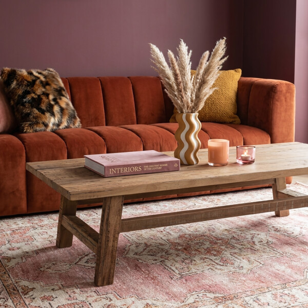 TAFA00004_43 Farmwood rechthoekige houten salontafel 140 cm