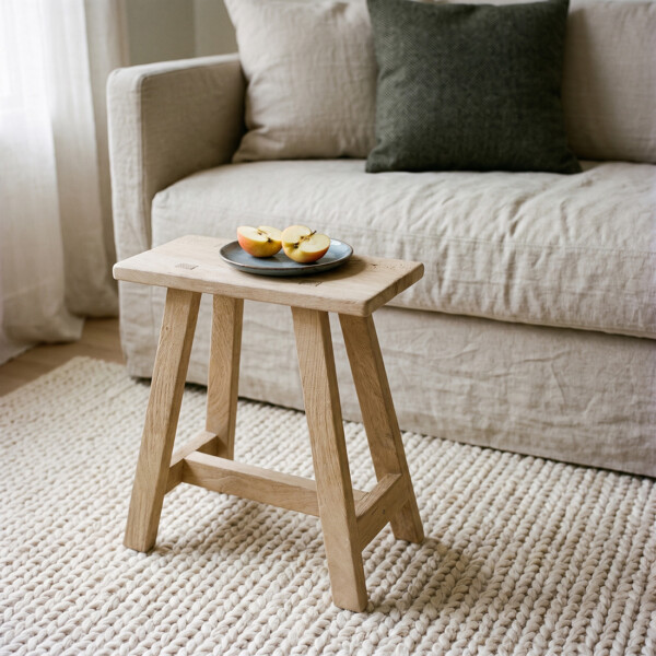 BEBE00020_40 Beachwood smal bankje - 45 cm