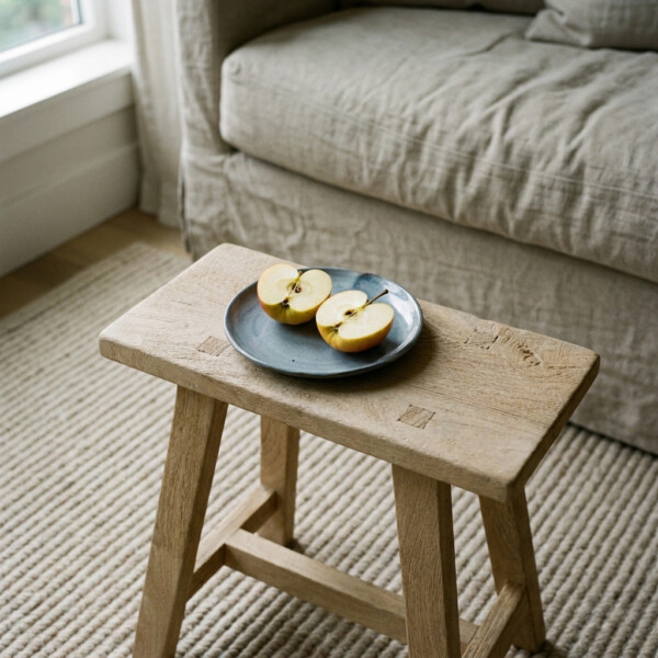 BEBE00020_42 Beachwood smal bankje - 45 cm