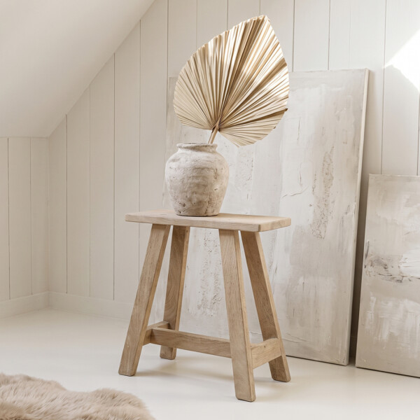 BEBE00020_80 Smal Beachwood bankje van mangohout 45 x 20 x 50 cm