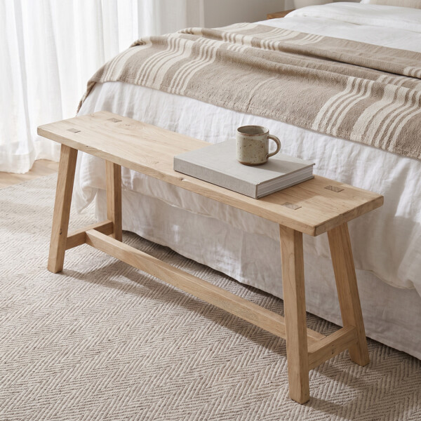 BEBE00022_40 Beachwood smal bankje - 115 cm