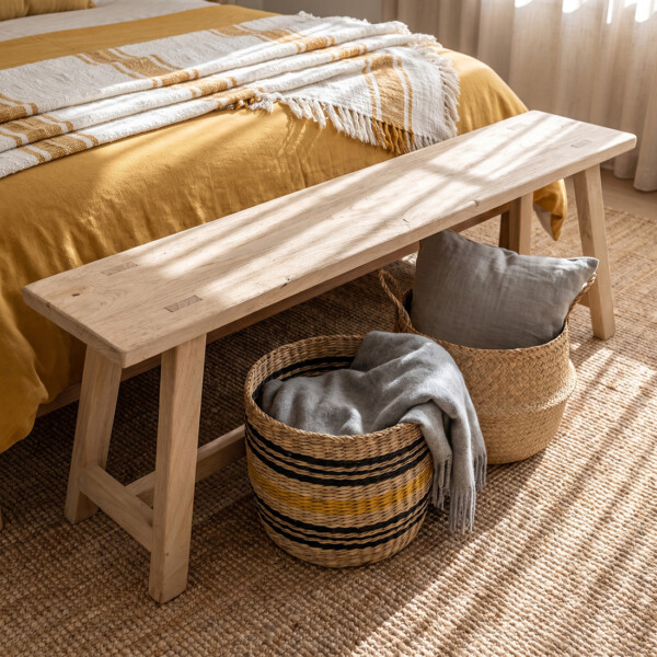 BEBE00022_42 Beachwood smal bankje - 115 cm