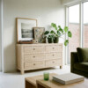 CLBE00030_50 Beachwood mangohouten ladekast - 6 lades