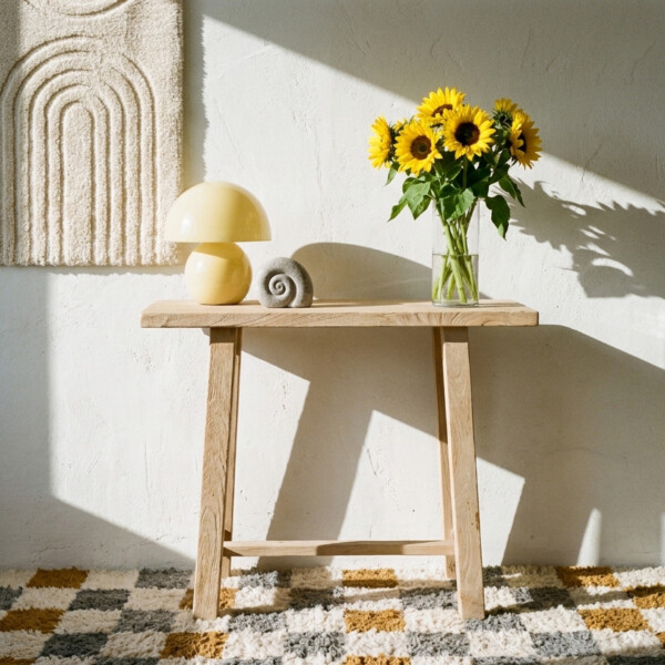 Beachwood mangohouten sidetable 85 cm