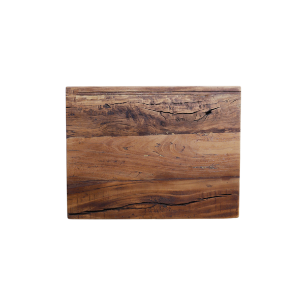 Farmwood wooden bedside table with drawer